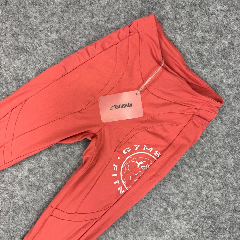 NWT‎ Gymshark Legacy Fitness Leggings Morrocan Brick White Womens Small Athetic